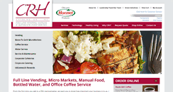 Desktop Screenshot of crh-catering.com